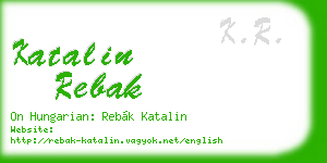 katalin rebak business card